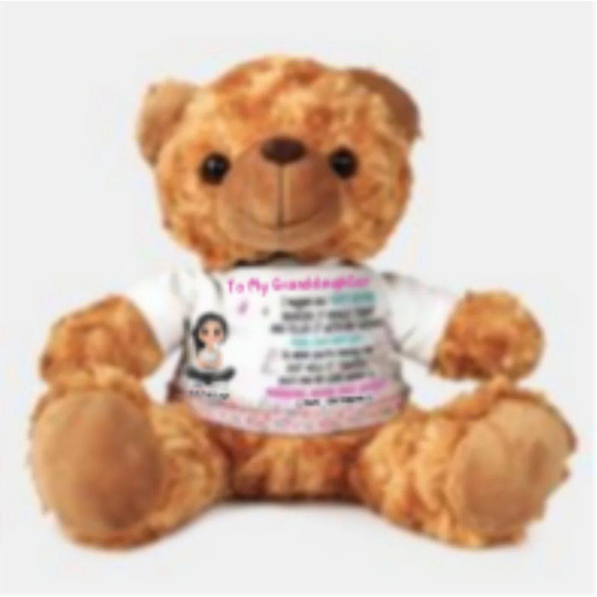 To My Grandchild - Personalized Custom Cuddle Bear - Image 5