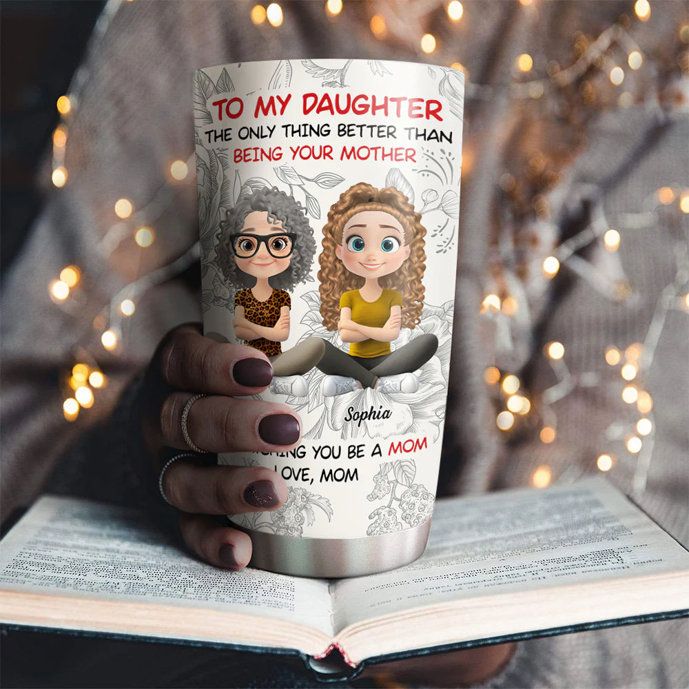To My Little One - Personalized Custom Tumbler - Image 3