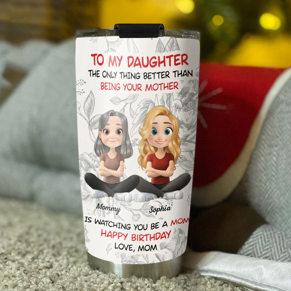 To My Little One - Personalized Custom Tumbler - Image 4