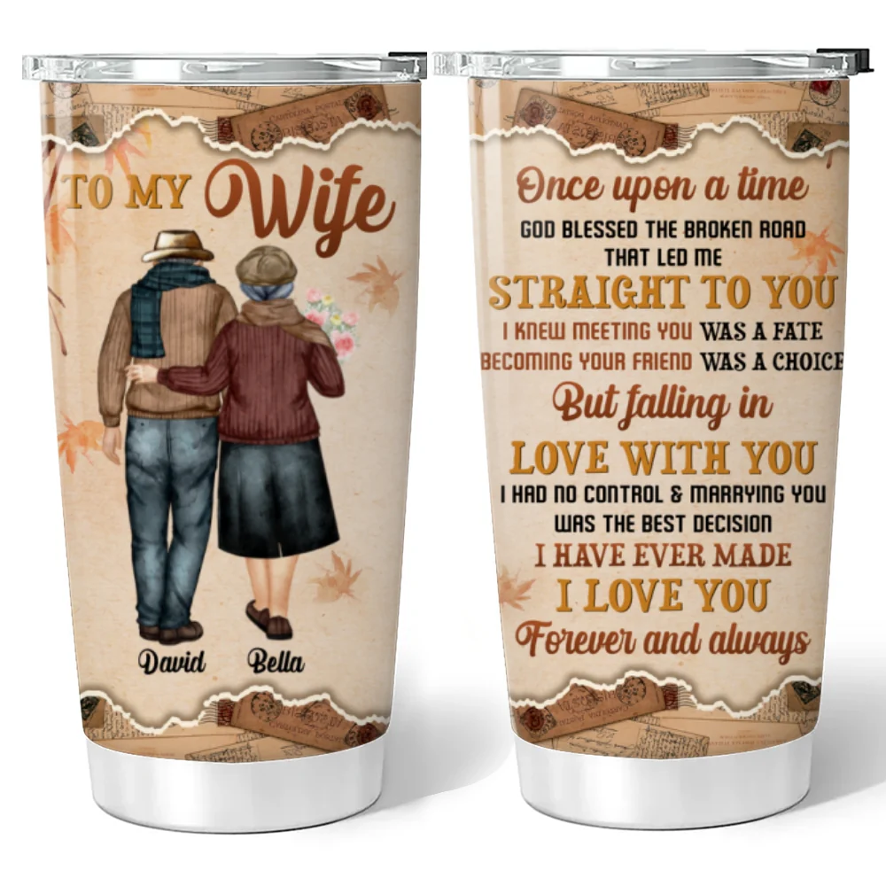 To My Wife - Personalized Custom Tumbler - Image 7