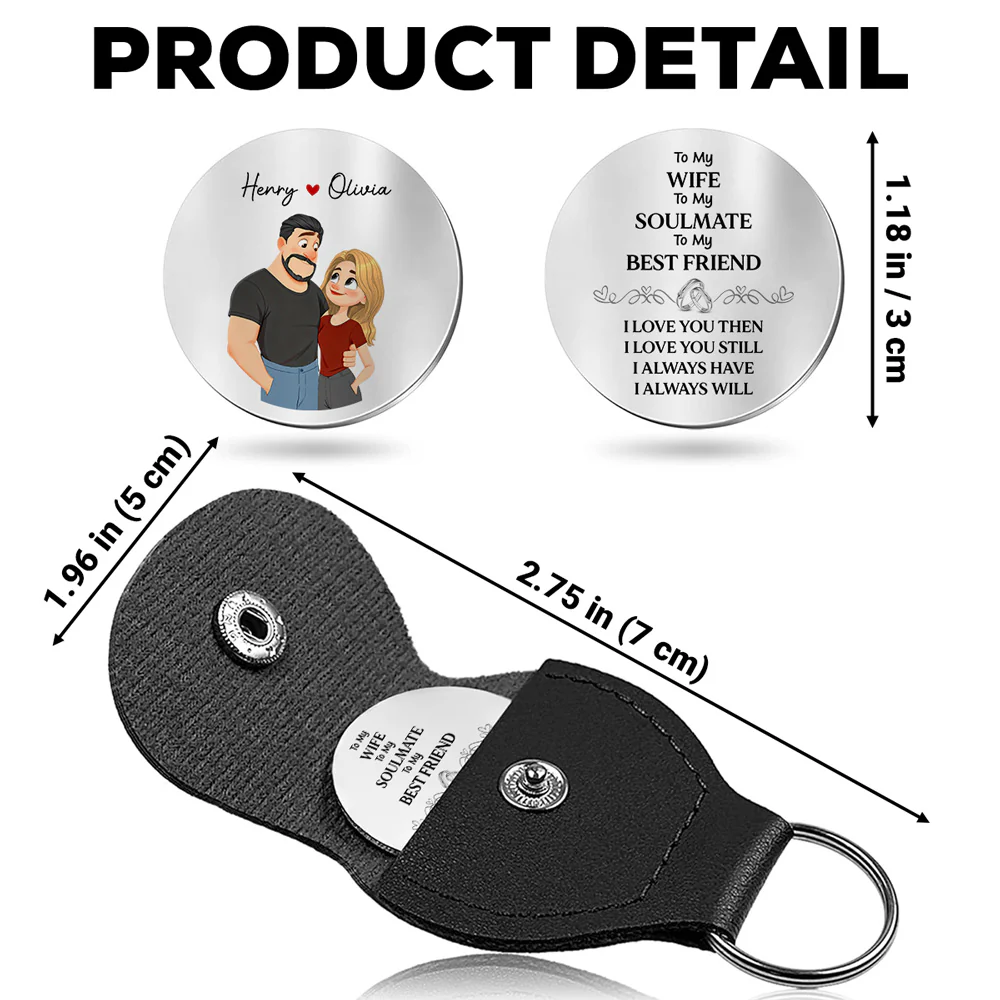 To My Wife Soulmate Best Friend 2 - Personalized Custom Pocket Hug - Image 5