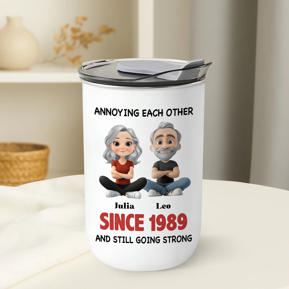 Together Forever - Personalized Custom 10oz Tumbler - Image 2