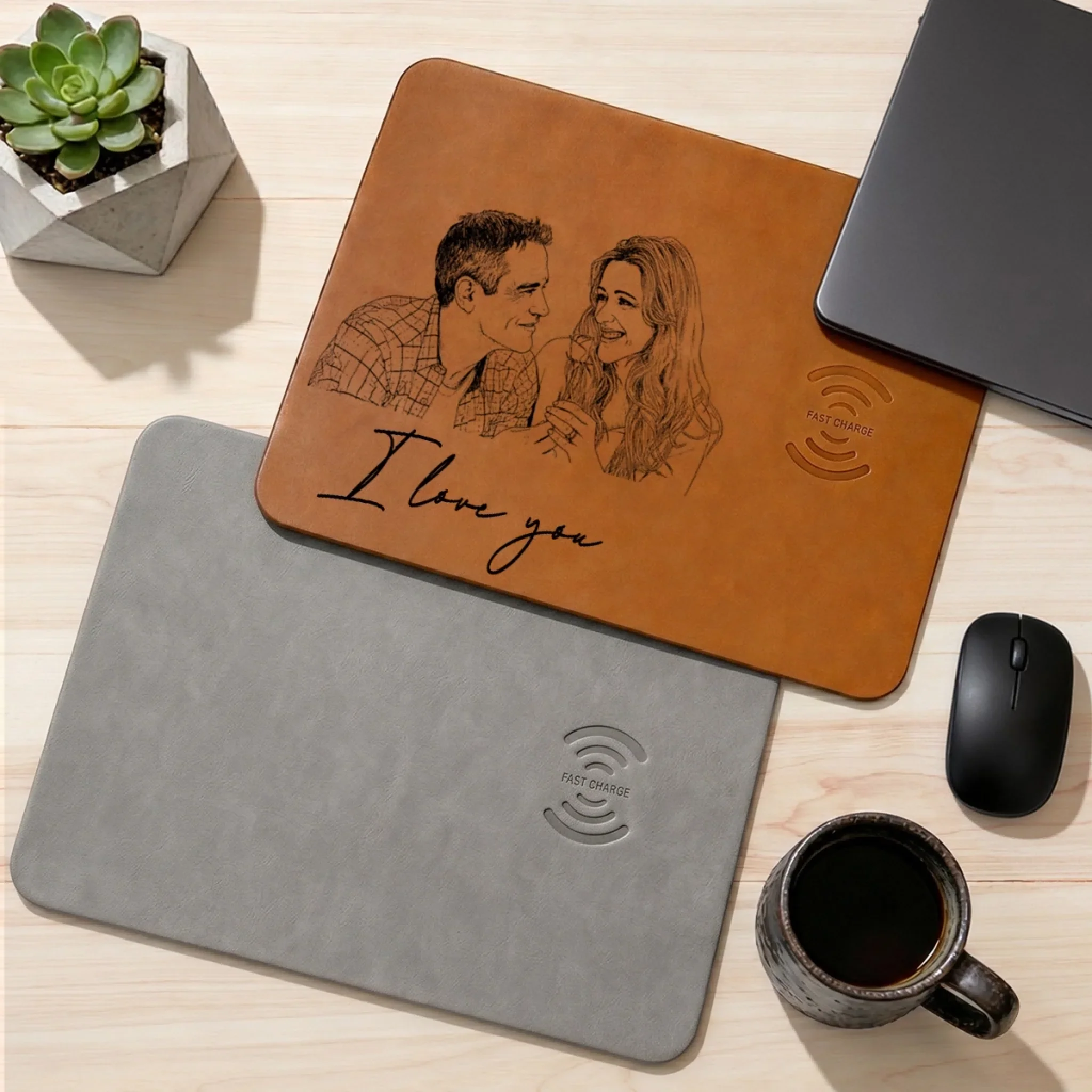 Together Forever - Personalized Custom Charging Mat - Image 2