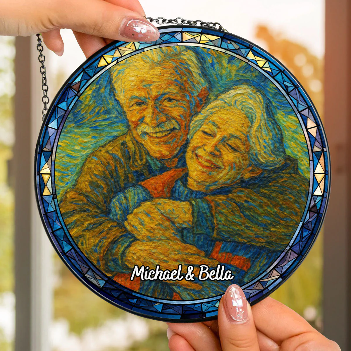Together Forever - Personalized Custom Window Hanging Suncatcher - Image 5