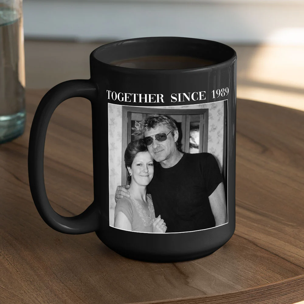 Together Since Vintage - Personalized Custom Coffee Mug - Image 3