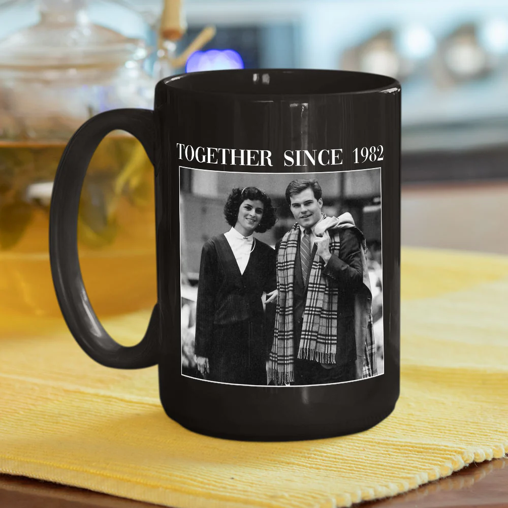 Together Since Vintage - Personalized Custom Coffee Mug - Image 5