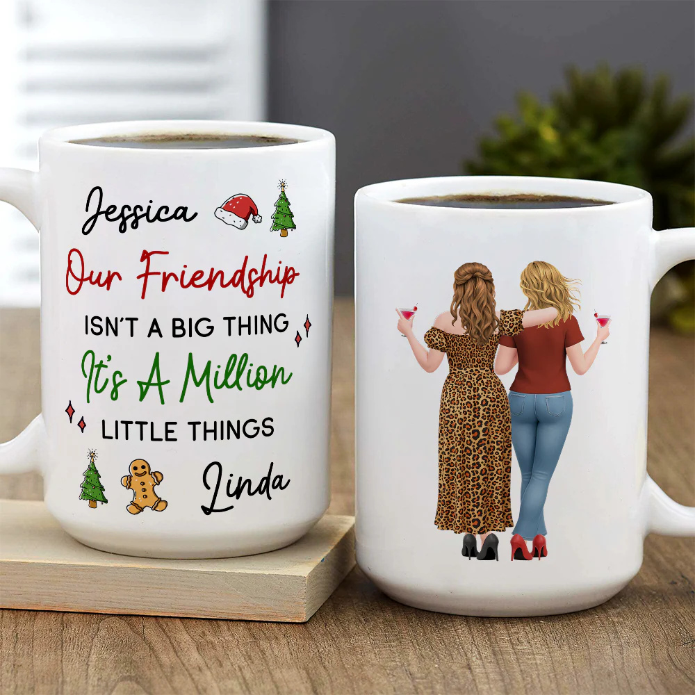 Together We Create Little Magic - Personalized Custom Coffee Mug - Image 7