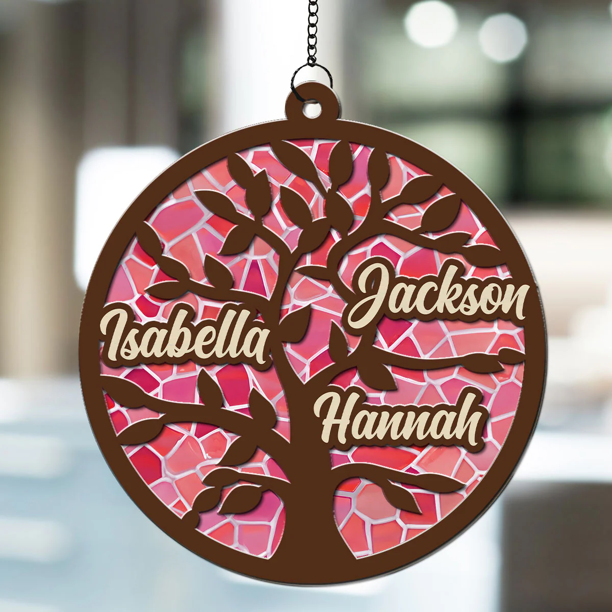 Tree Of Life - Personalized Custom Suncatcher - Image 3