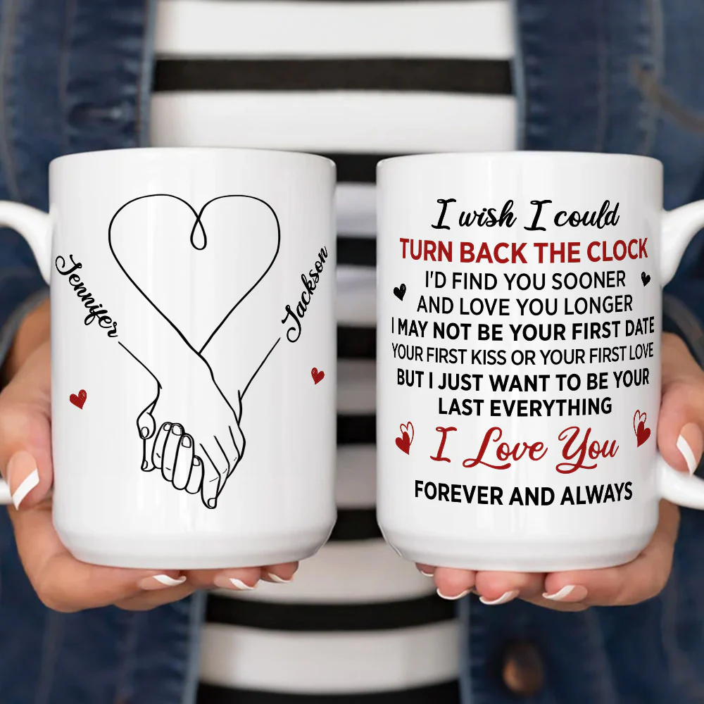 Turn Back The Clock - Personalized Custom Coffee Mug - Image 4