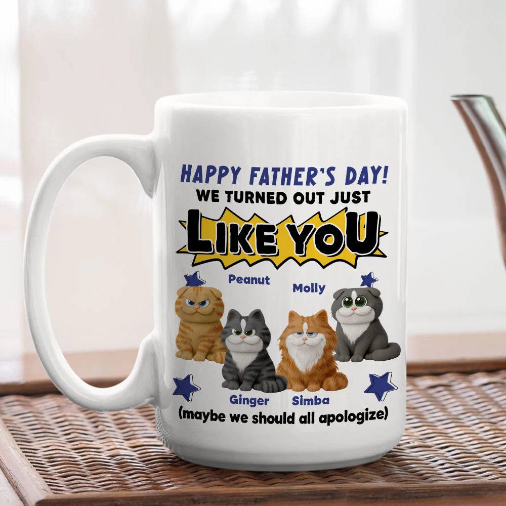 Turned Out Like You - Personalized Custom Coffee Mug - Image 4