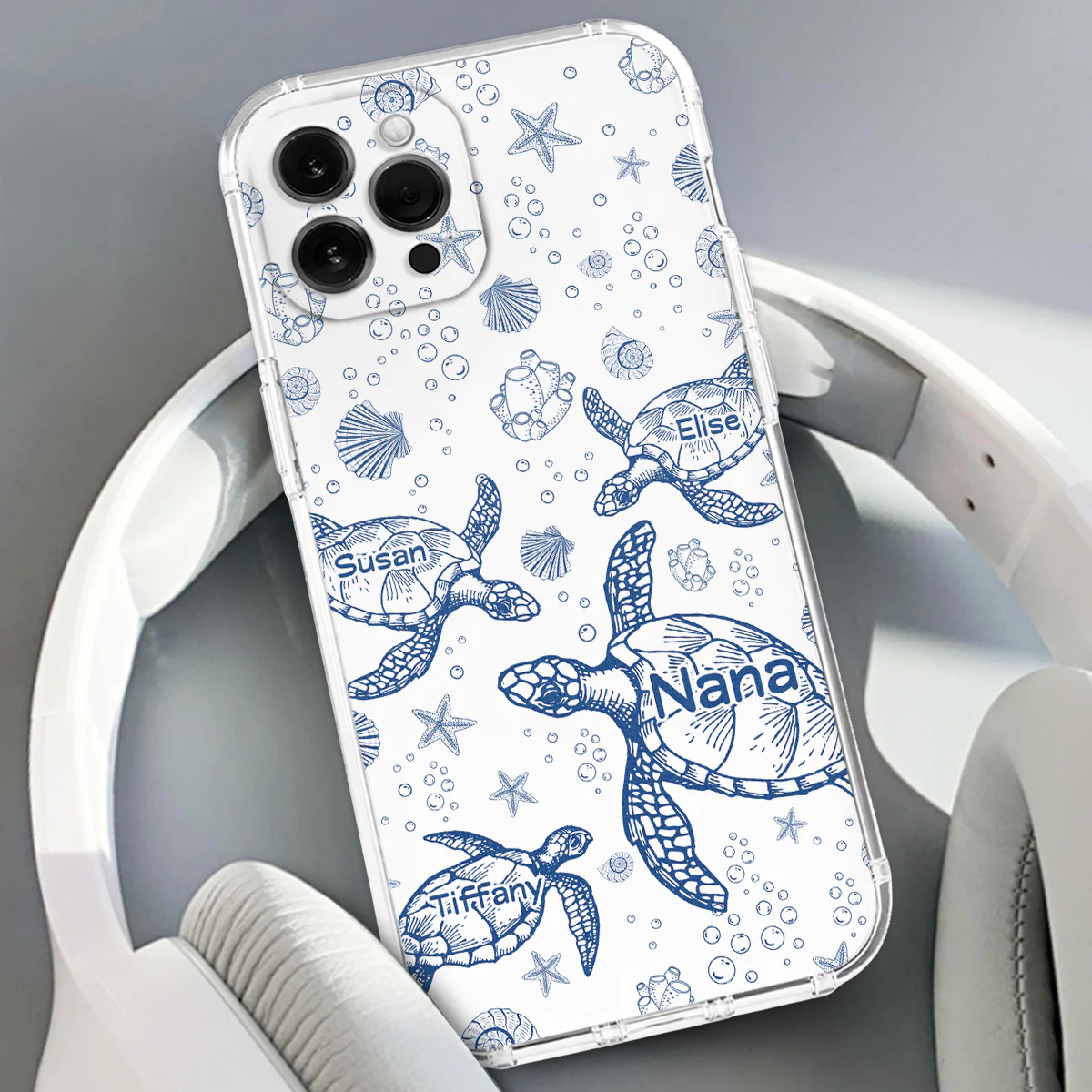 Turtle Grandma - Personalized Custom Phone Case - Image 3