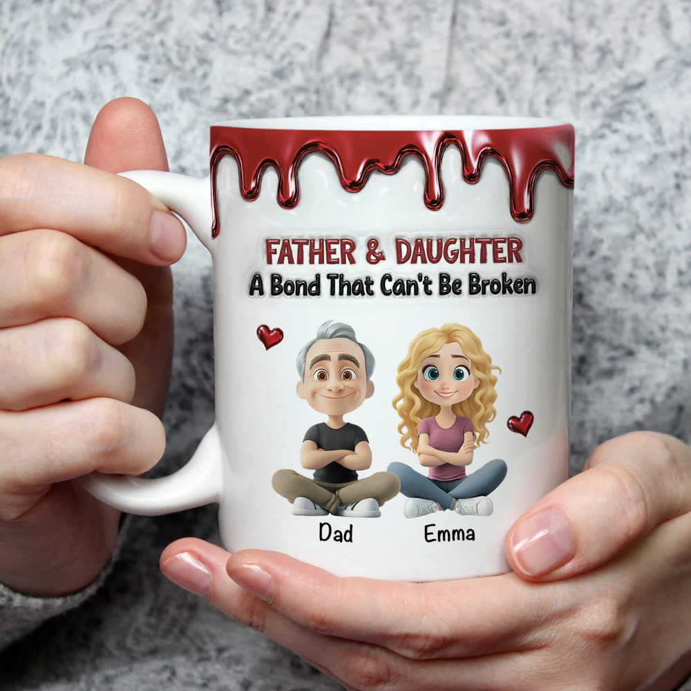 Unbreakable Bond - Personalized Custom 3D Inflated Effect Mug - Image 4