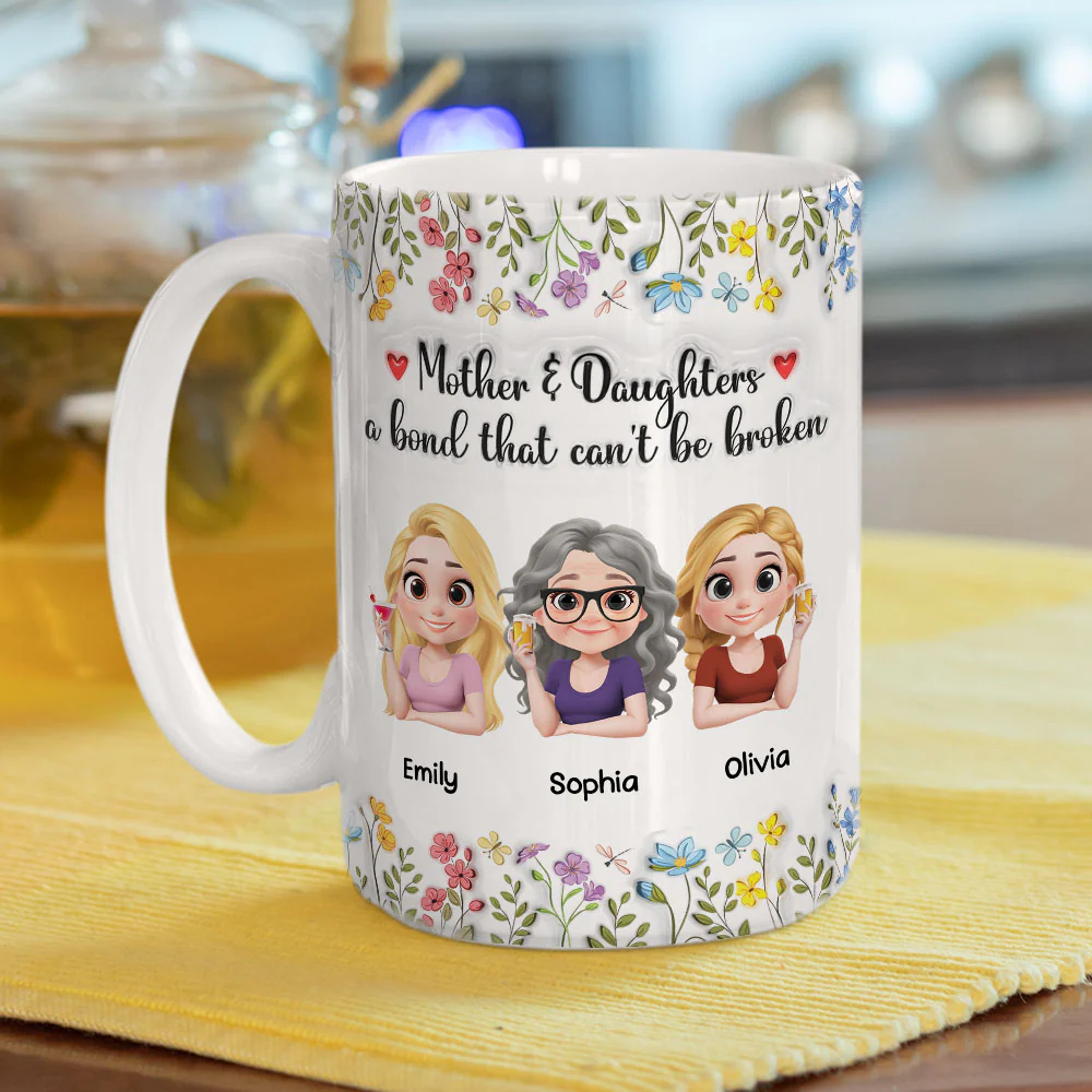 Unbreakable Bond - Personalized Custom 3D Inflated Effect Mug - Image 8