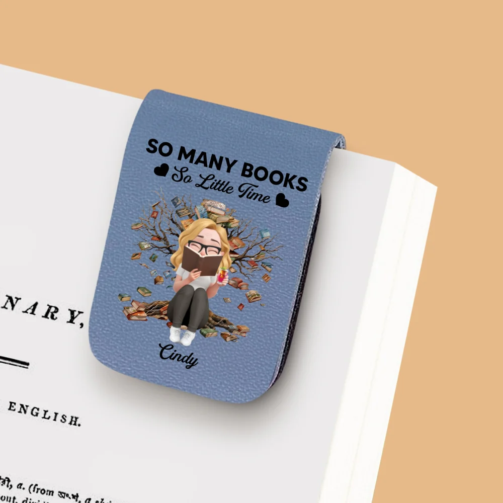 Under The Book Tree - Personalized Custom Leather Bookmark - Image 8