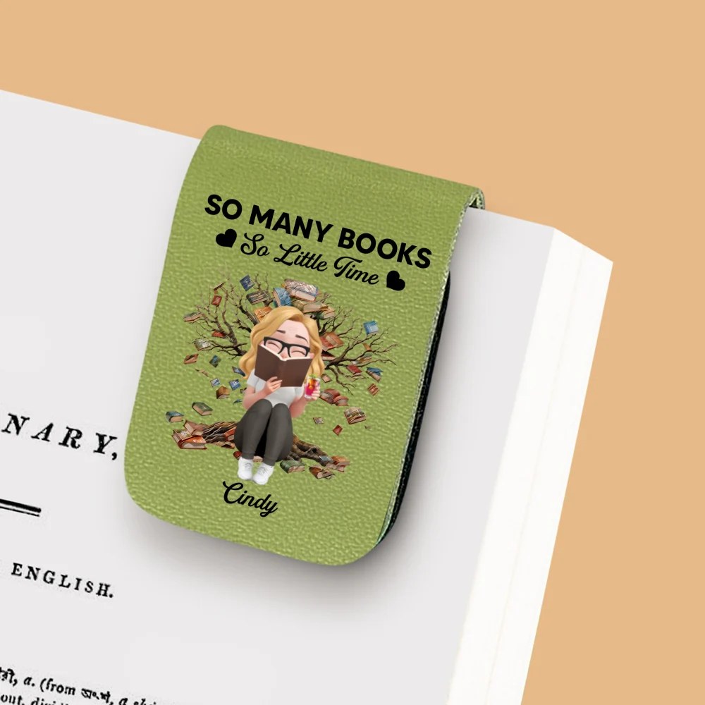 Under The Book Tree - Personalized Custom Leather Bookmark - Image 9
