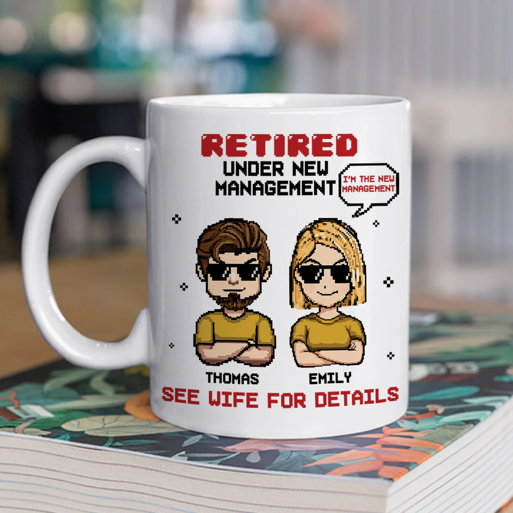 Under Wife Management - Personalized Custom Coffee Mug - Image 2
