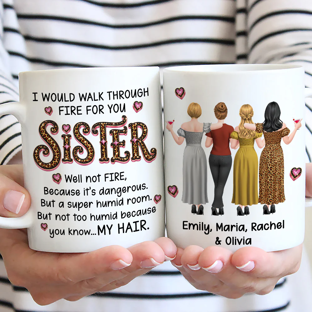 Walk Through Fire For You - Personalized Custom Coffee Mug - Image 4