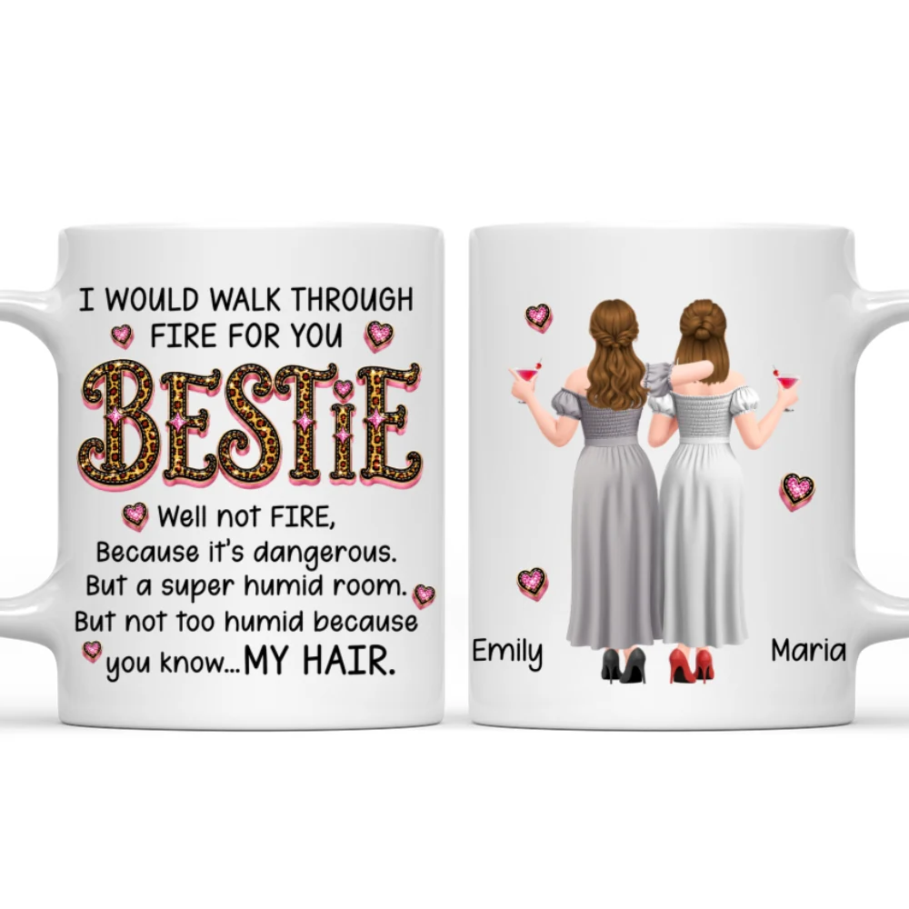 Walk Through Fire For You - Personalized Custom Coffee Mug - Image 9