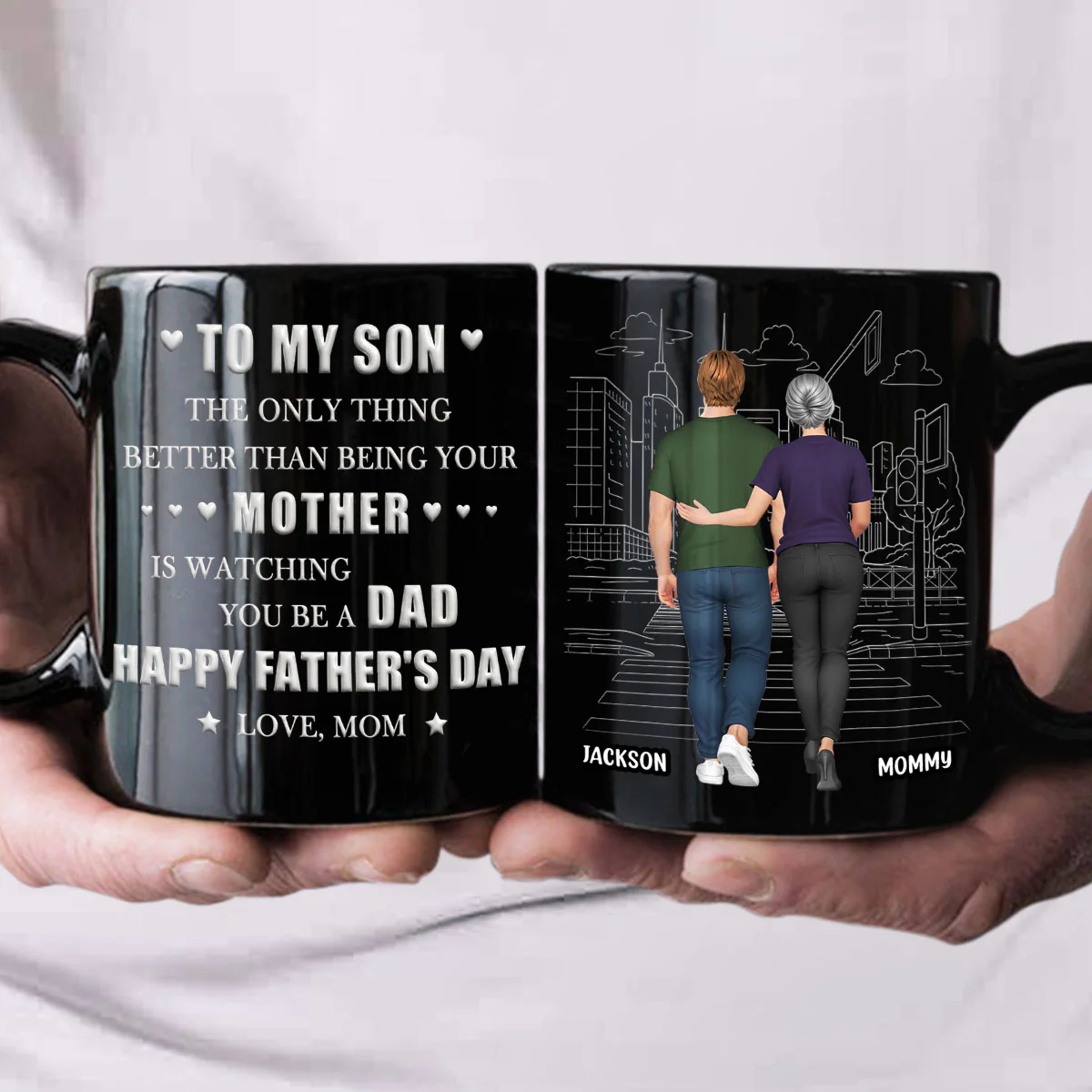 Watching You Grow - Personalized Custom 3D Inflated Effect Mug - Image 4