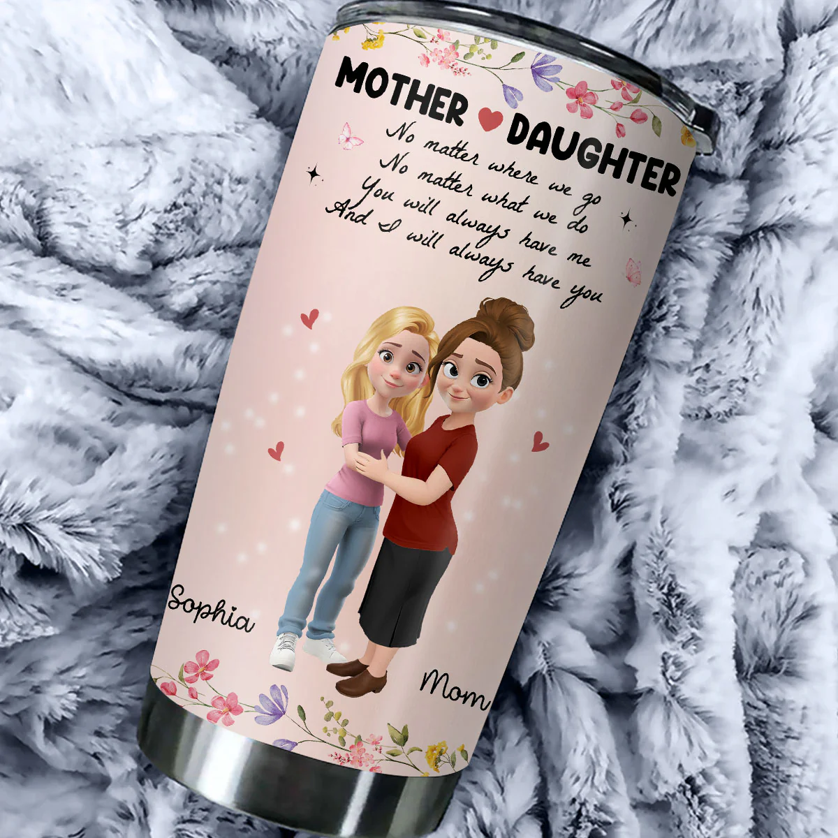 We Always Have Each Other - Personalized Custom Tumbler - Image 2