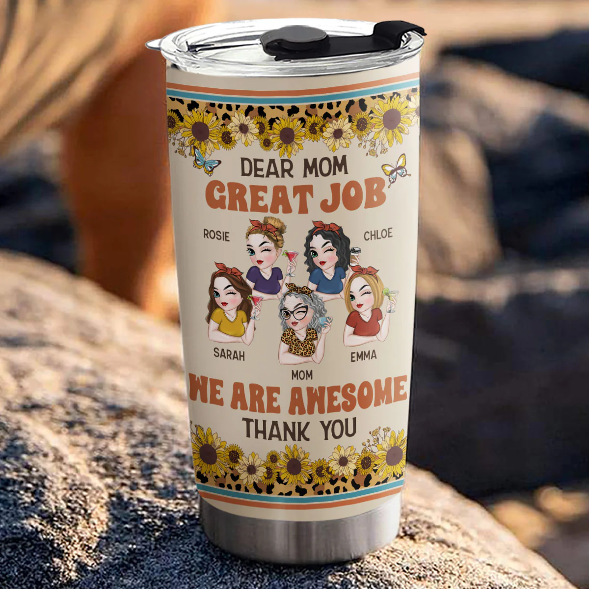 We Are Awesome - Personalized Custom Tumbler - Image 3
