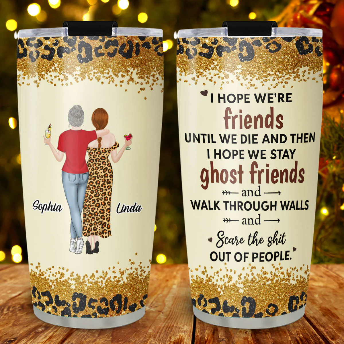 We Are Friends Until We Die - Personalized Custom Tumbler - Image 2