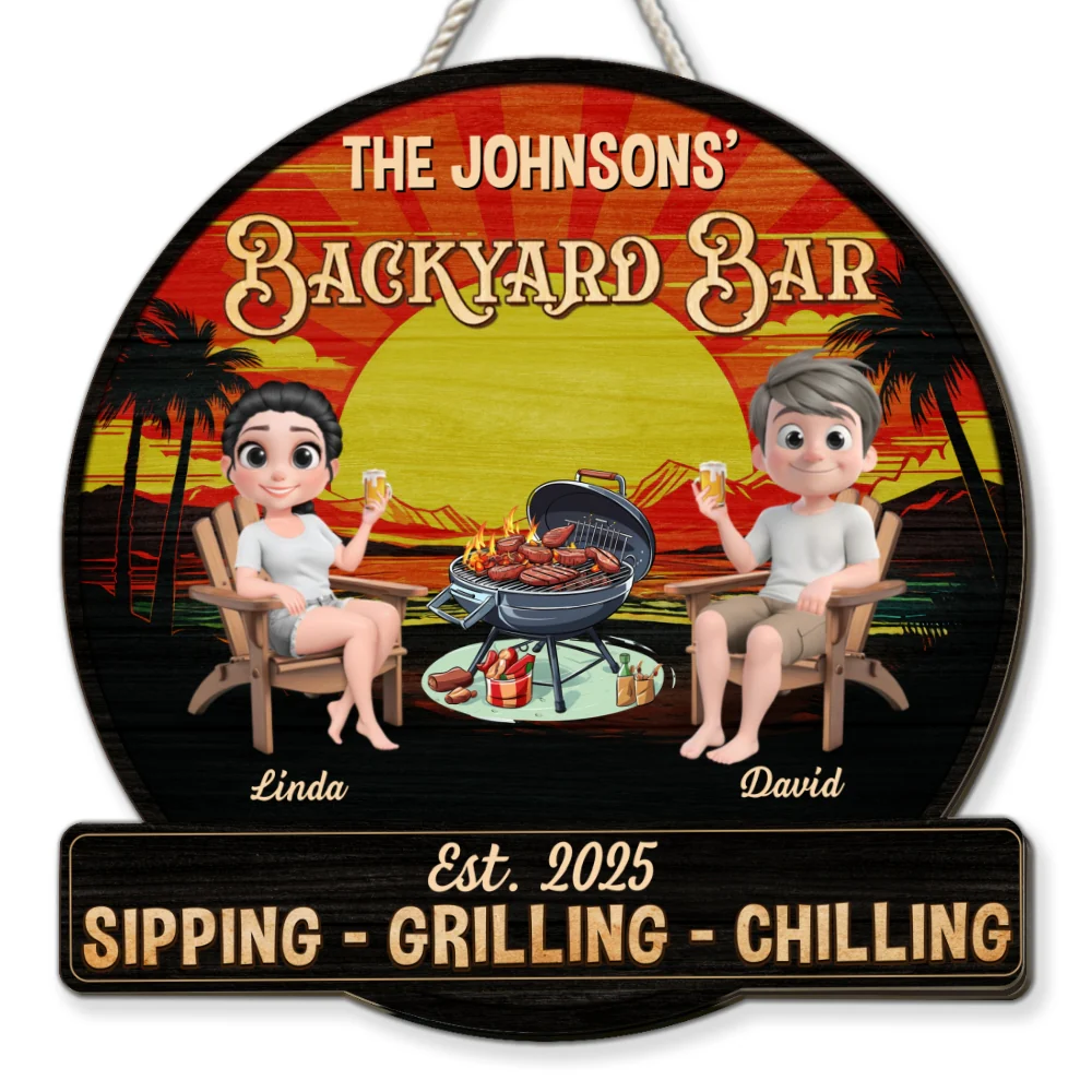We At Pool And Patio - Personalized Custom Wood Sign - Image 6
