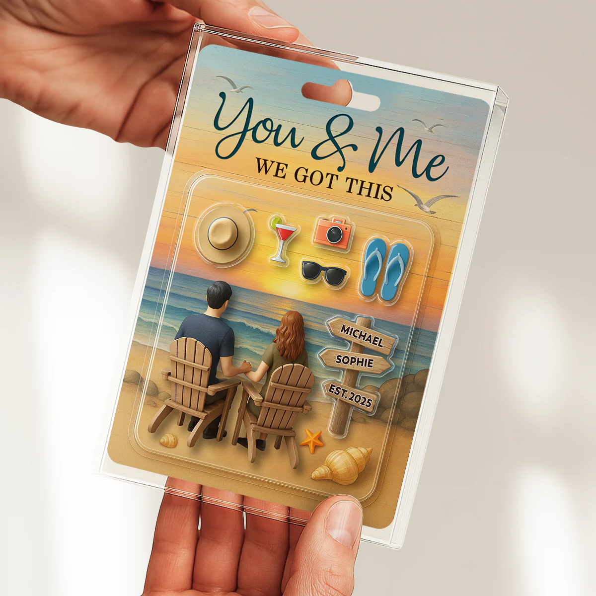 We Built A Life We Loved - Personalized Custom Acrylic Plaque