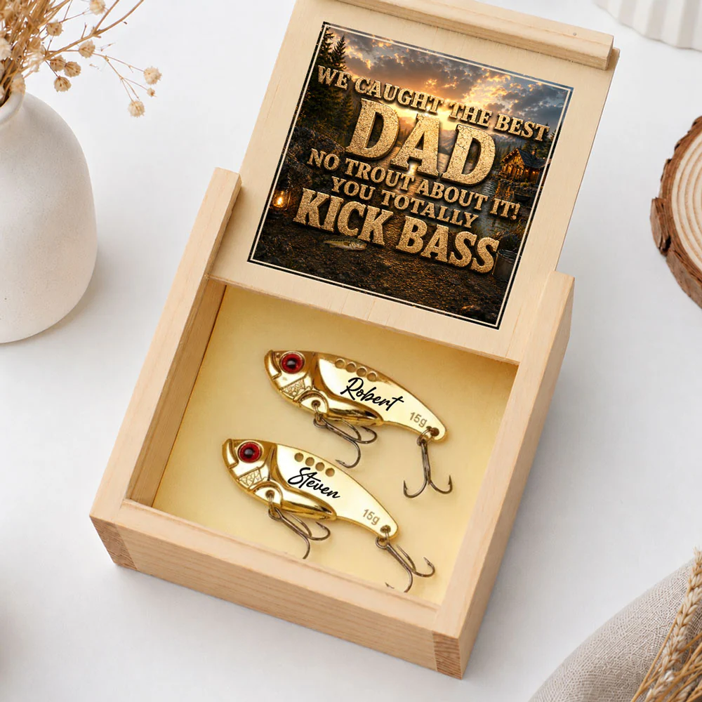 We Caught the Best Fishing Dad - Personalized Custom Fishing Lure