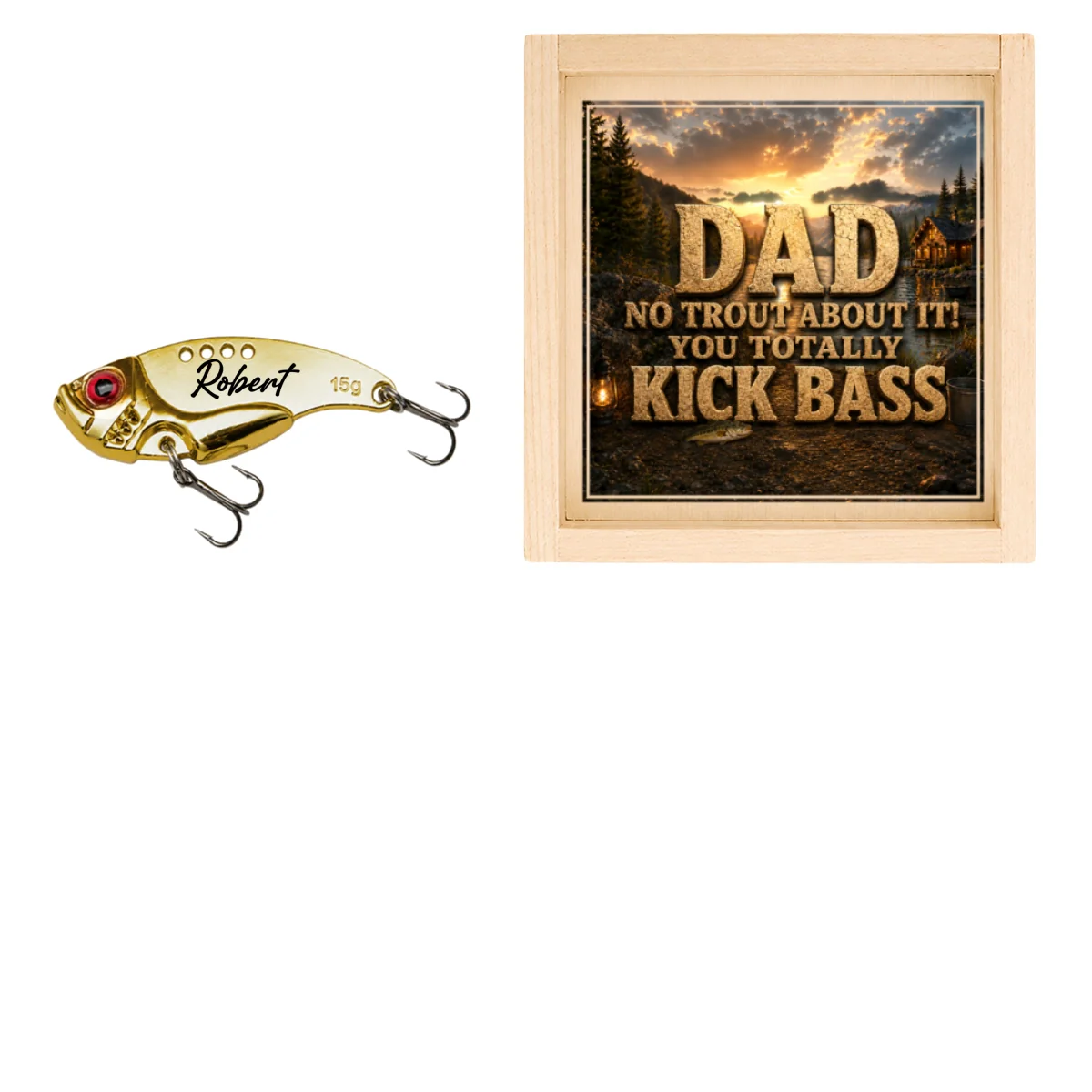 We Caught the Best Fishing Dad - Personalized Custom Fishing Lure - Image 17