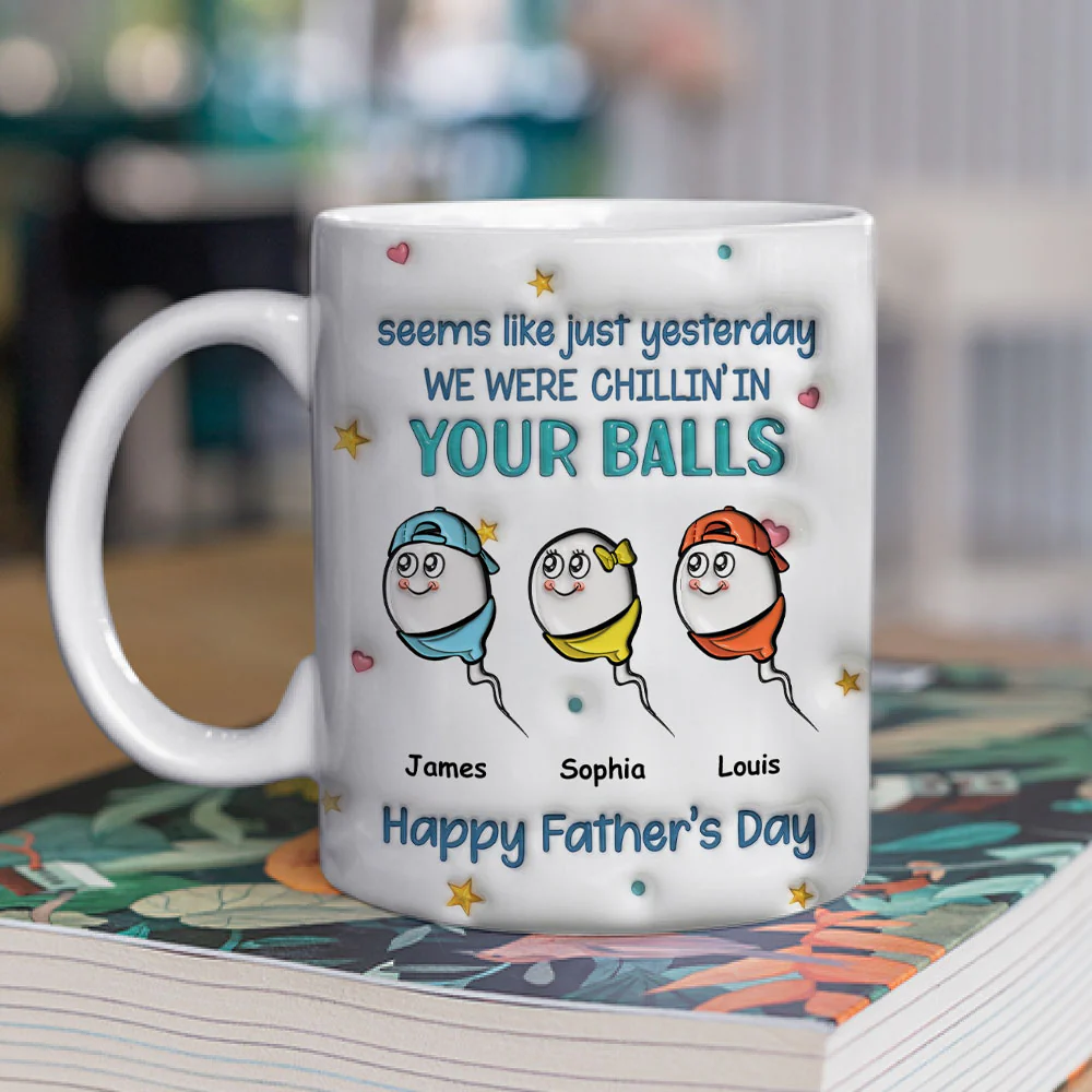 We Exist Because Of You - Personalized Custom 3D Inflated Effect Mug - Image 2