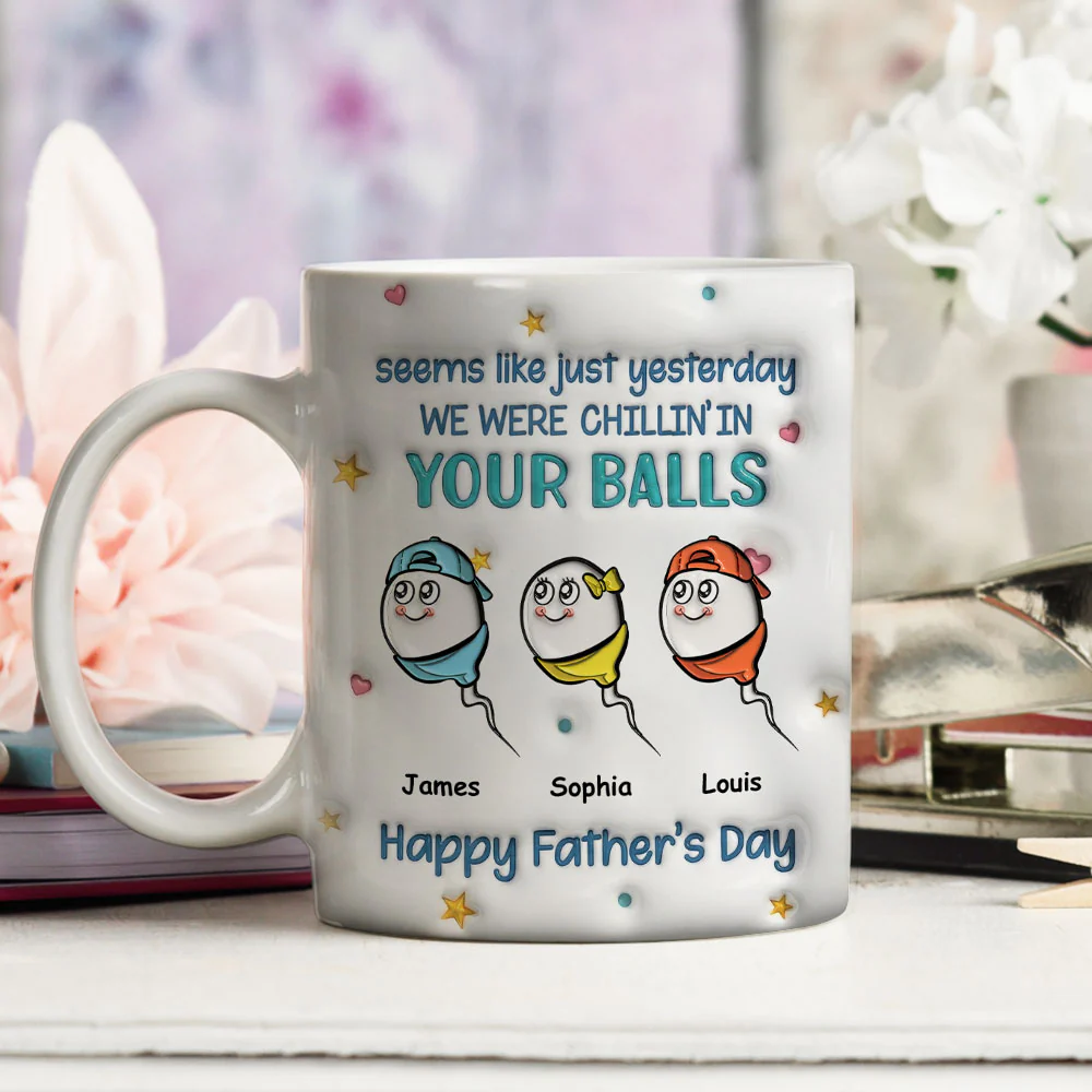 We Exist Because Of You - Personalized Custom 3D Inflated Effect Mug - Image 4