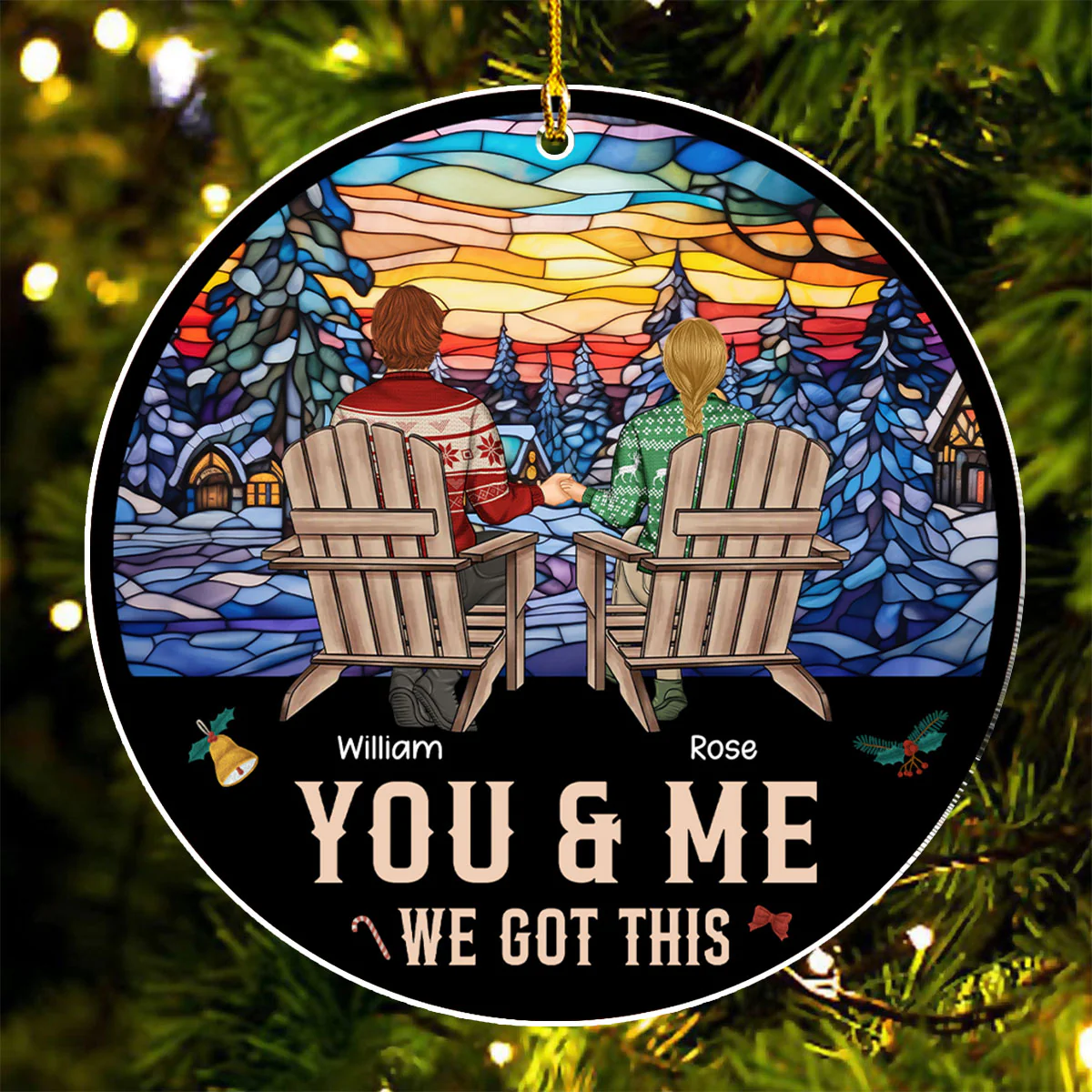 We Got This Christmas - Personalized Custom Acrylic Ornament - Image 3