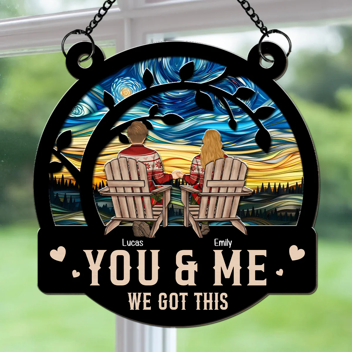 We Got This Merry Christmas - Personalized Custom Suncatcher