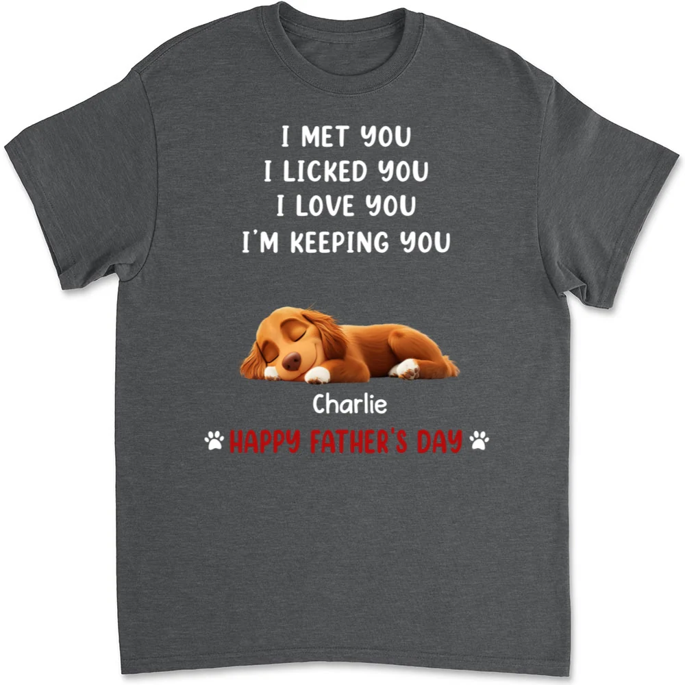 We Licked And Love You - Personalized Custom Unisex T-Shirt - Image 8