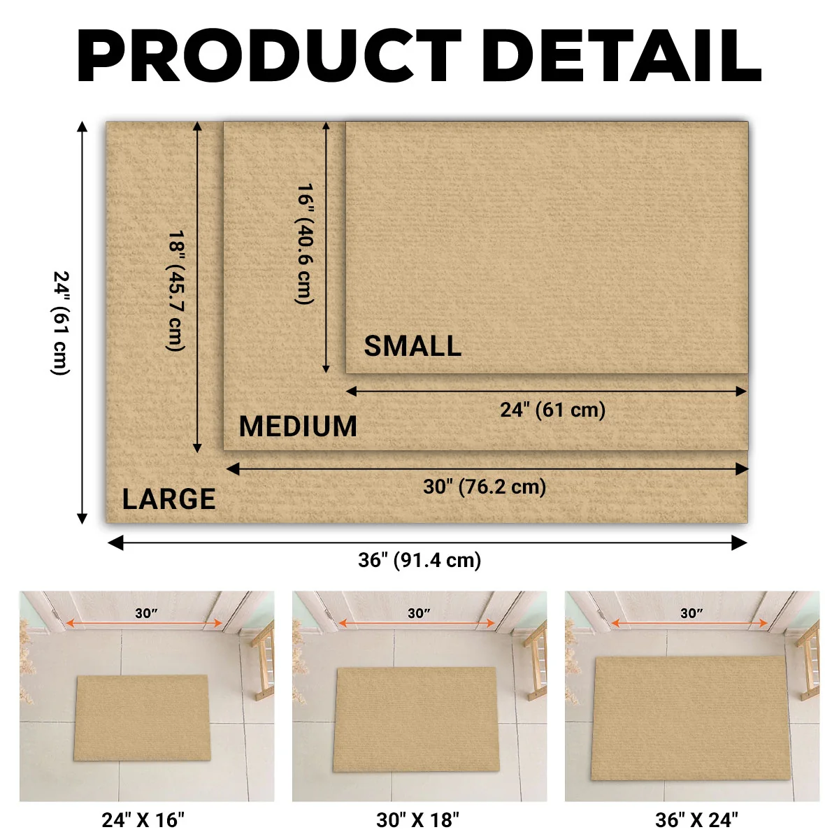 We Live Here - Personalized Custom Doormat - Image 8