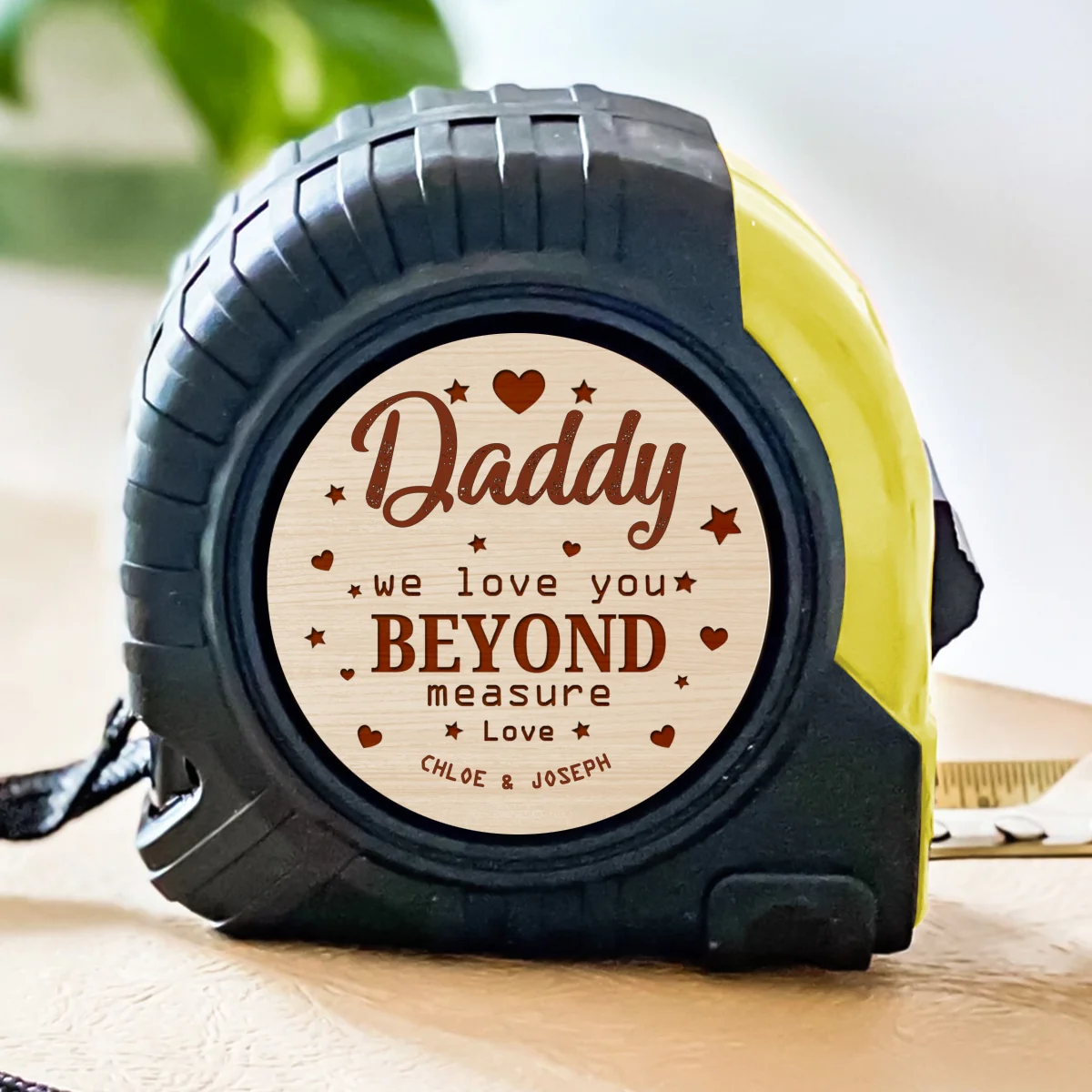 We Love You Beyond Measure Dad - Personalized Custom Tape Measure - Image 6
