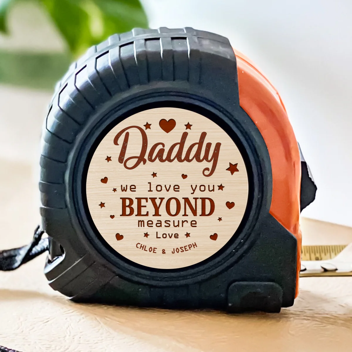 We Love You Beyond Measure Dad - Personalized Custom Tape Measure - Image 7