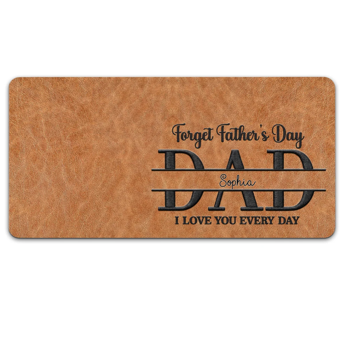 We Love You Every Day - Personalized Custom Desk Mat - Image 9