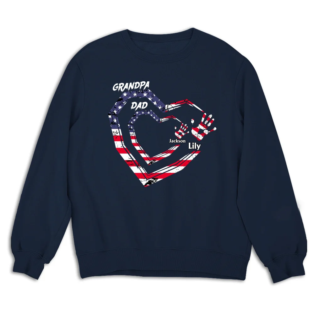 We Love You Grandpa - Personalized Custom Shirt - Image 15