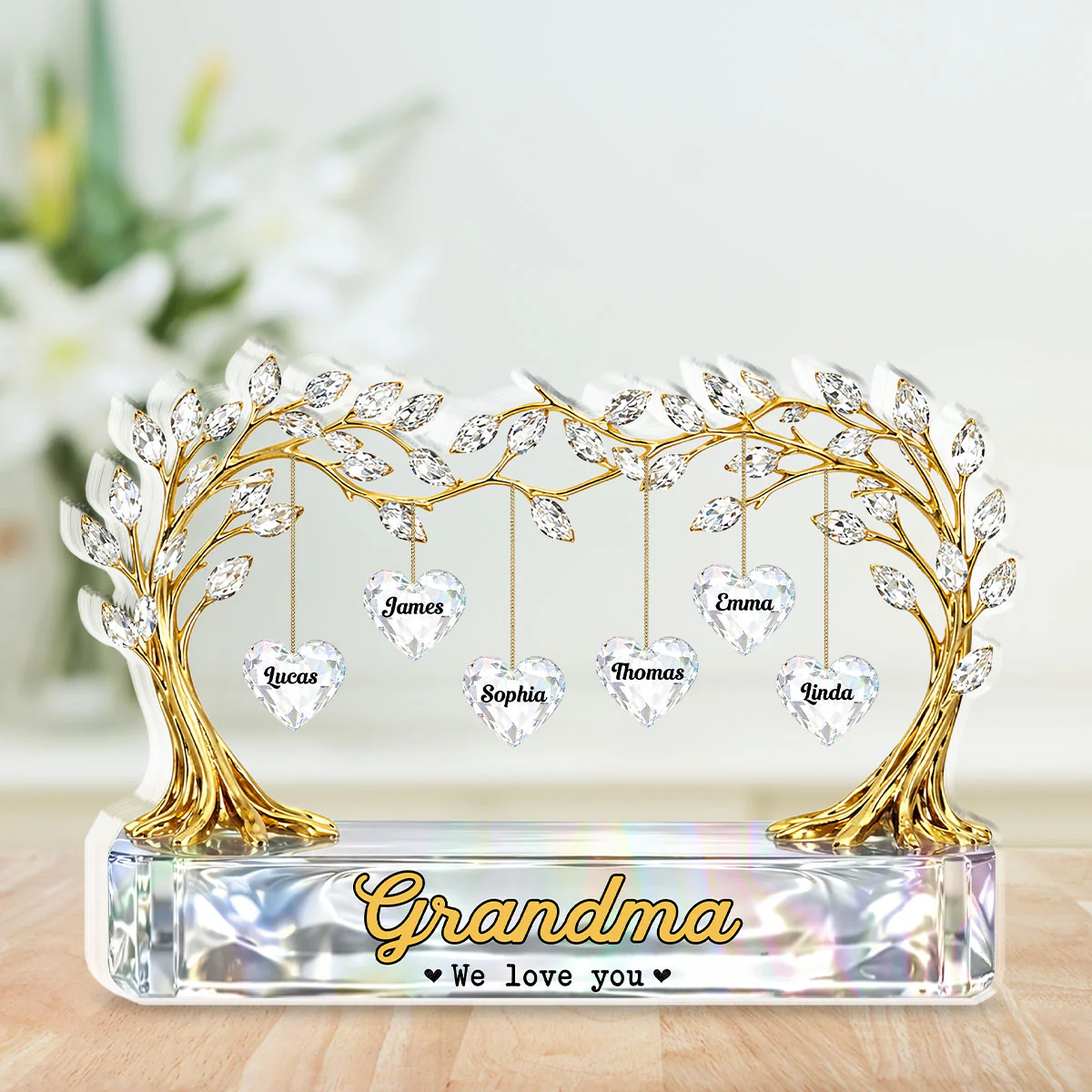 We Love You - Personalized Custom Acrylic Plaque - Image 2