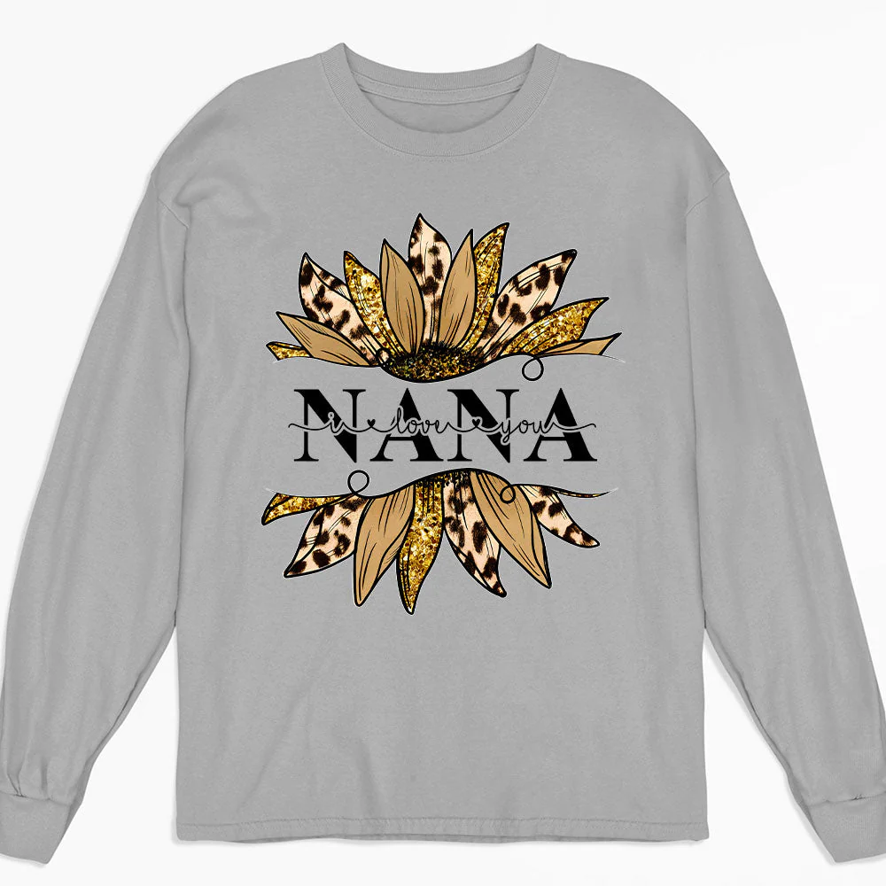 We Love You - Personalized Custom Long Sleeve T-shirt