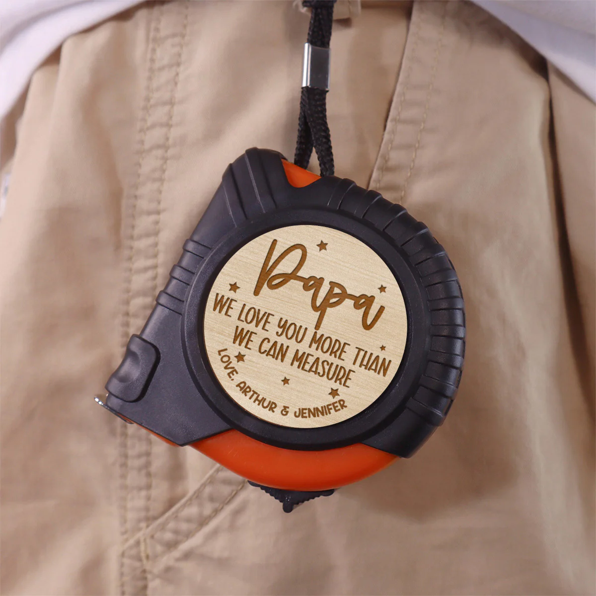 We Love You - Personalized Custom Tape Measure - Image 4