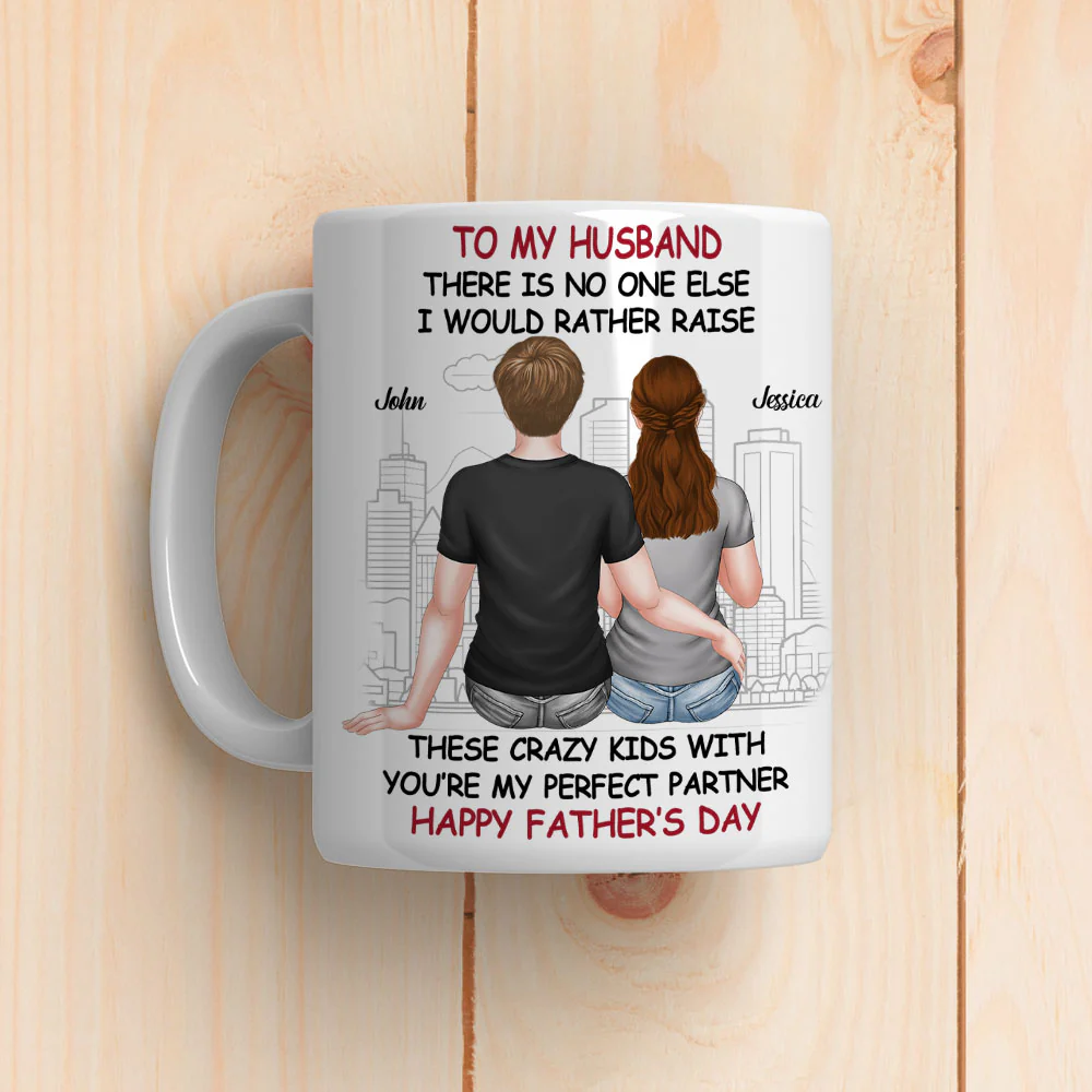 We Make Parenting Look Easy - Personalized Custom Coffee Mug - Image 2