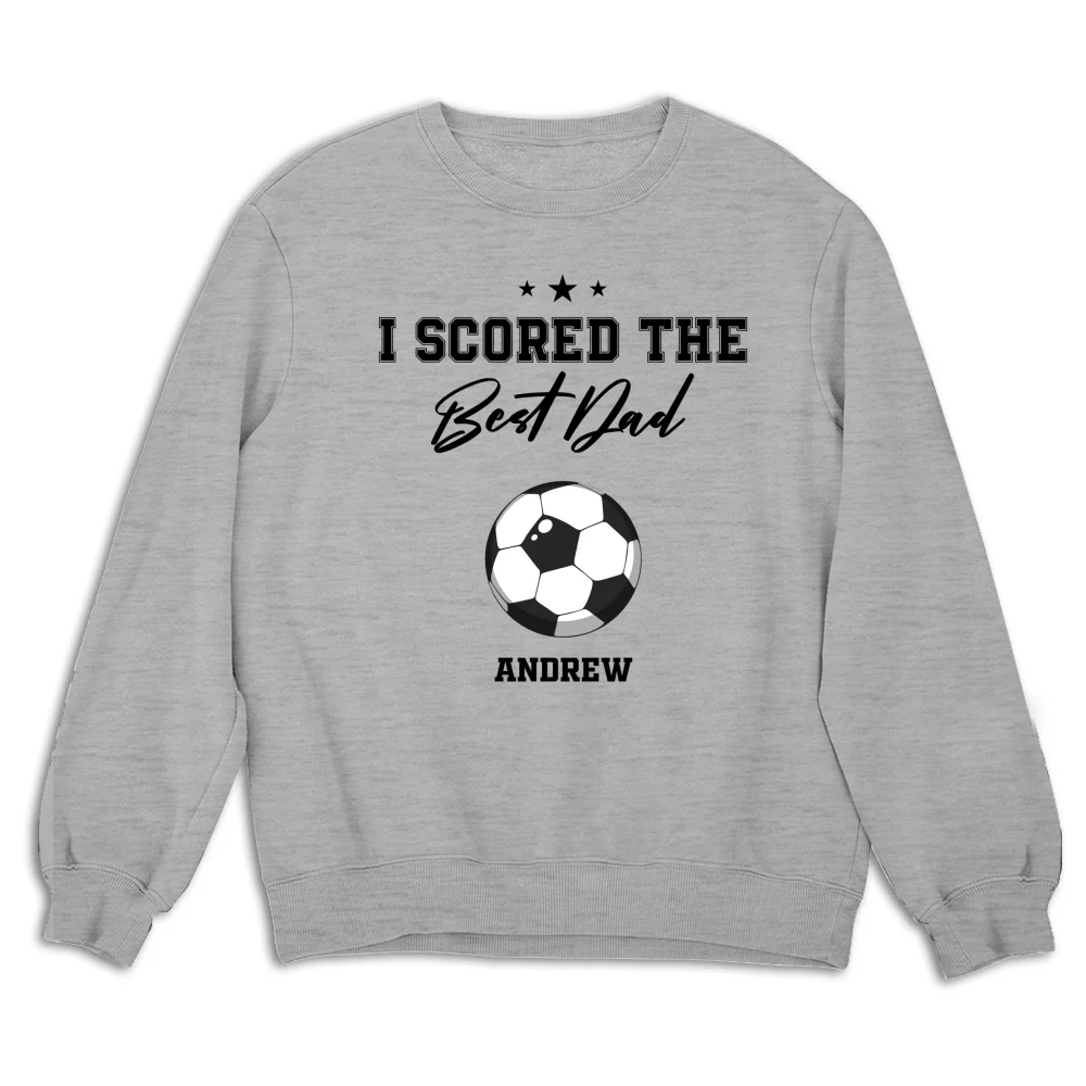 We Scored The Best Dad Grandpa - Personalized Custom Shirt - Image 14