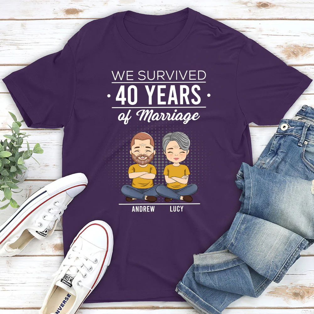 We Survived - Personalized Custom Classic T-shirt - Image 5