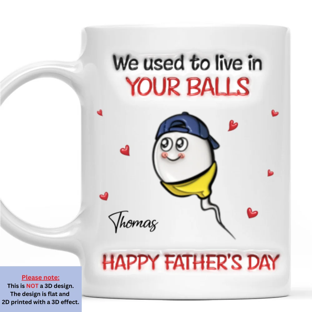We Used To Live In Yours - Personalized Custom 3D Inflated Effect Mug - Image 8