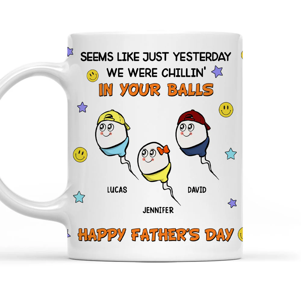 We Were Chilling - Personalized Custom Coffee Mug