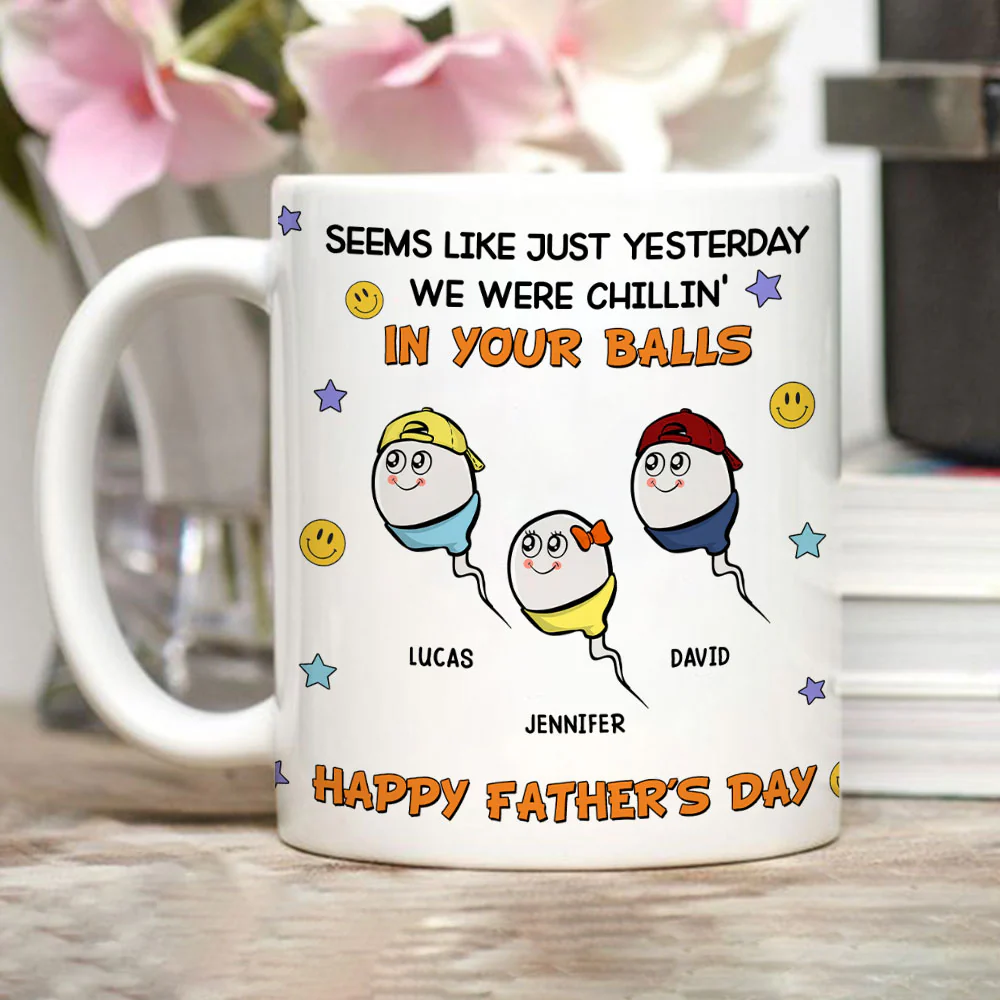 We Were Chilling - Personalized Custom Coffee Mug - Image 5