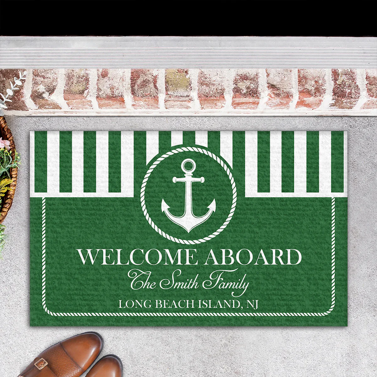 Welcome Aboard - Personalized Custom Doormat - Image 2